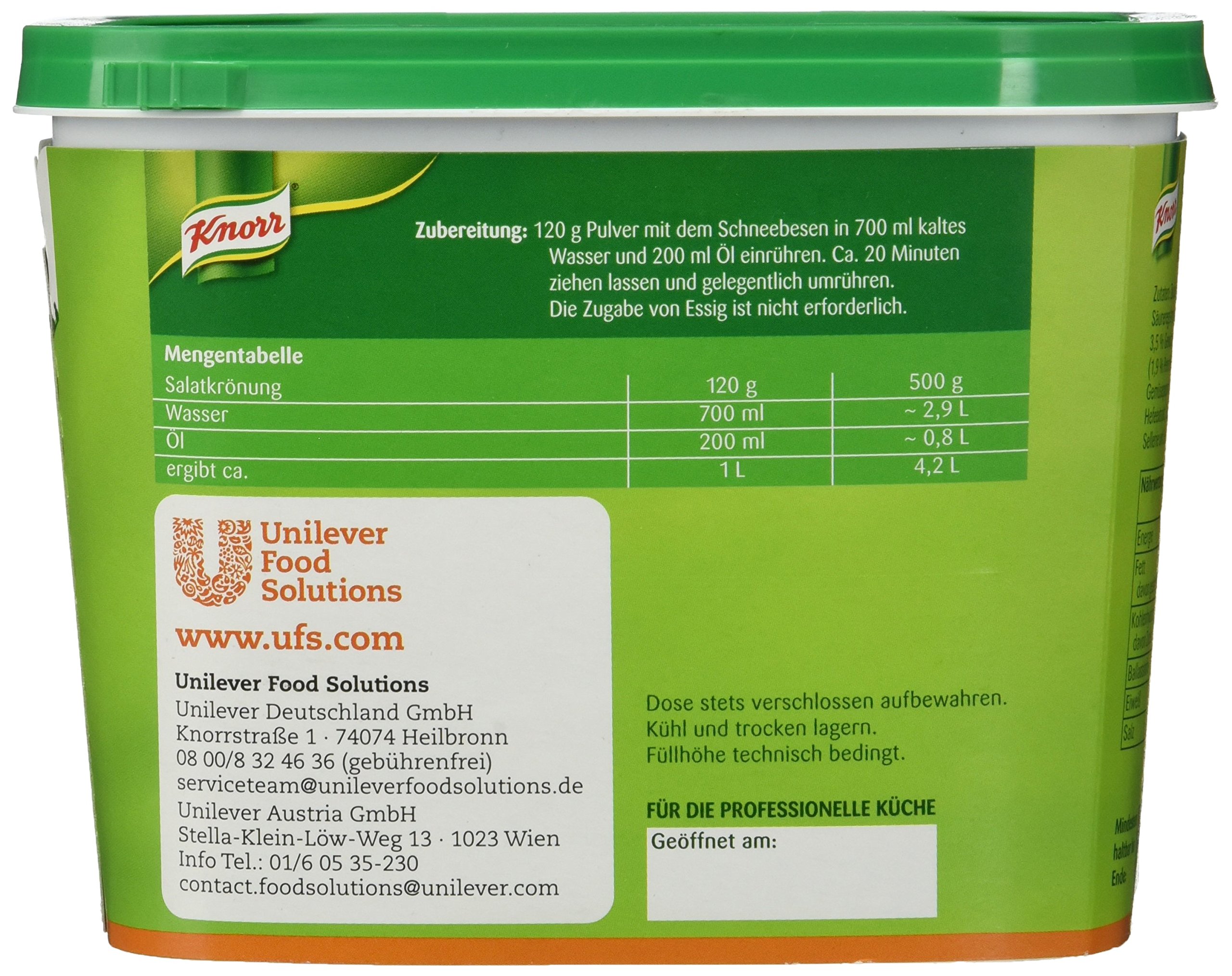 Knorr Salatkrönung Paprika-Kräuter 500 g, 1er Pack (1 x 0.5 kg)