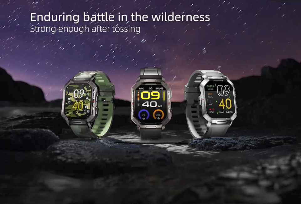 Watch 1.83" Tactical Outdoor Sports Smartwatch on Amazon Live