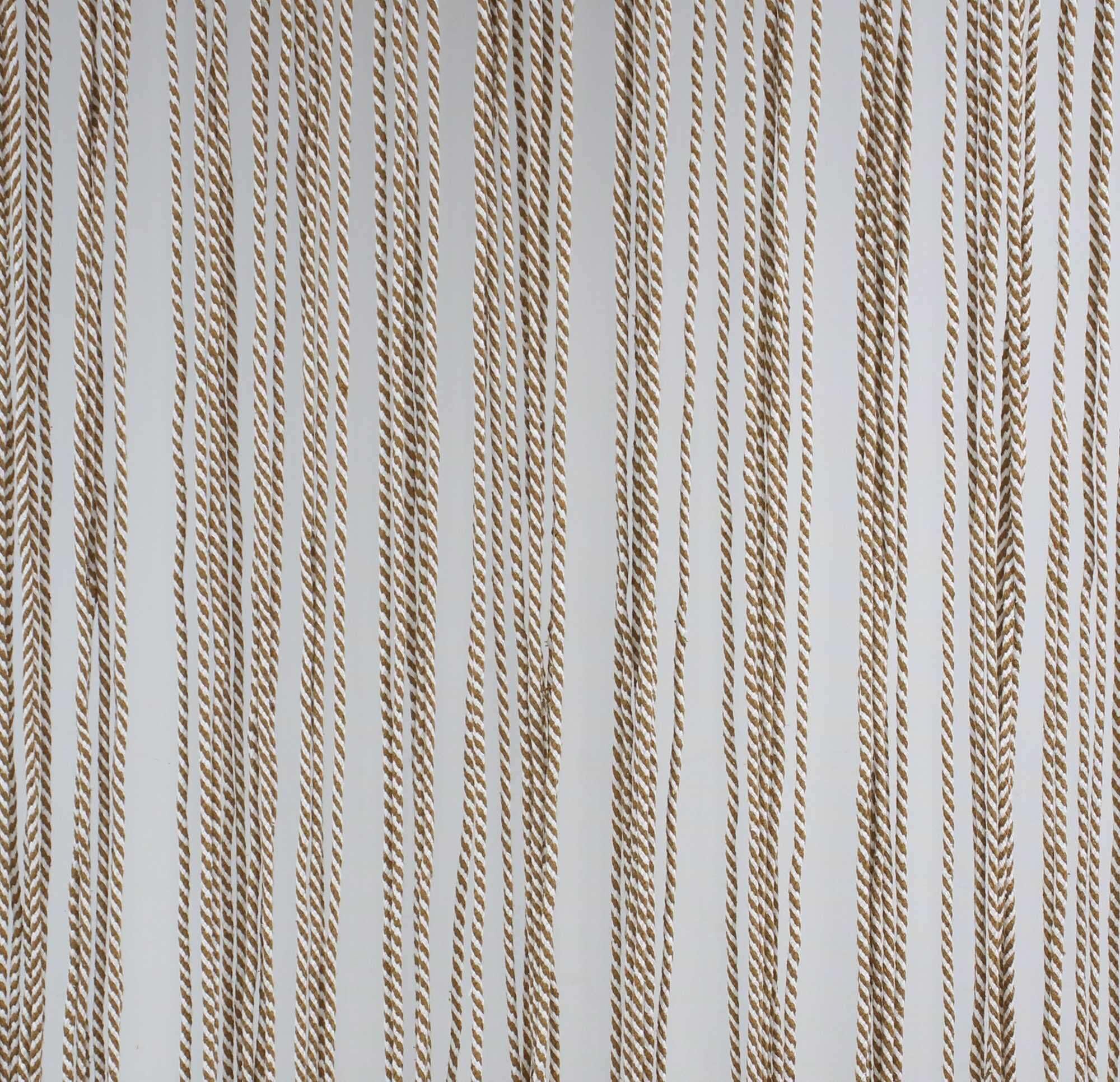 Dekoleidenschaft Türvorhang Rope aus Poly-Baumwolle, 90x200 cm, Balkontür Insektenschutz-Vorhang, Fliegenvorhang, Fadenvorhang