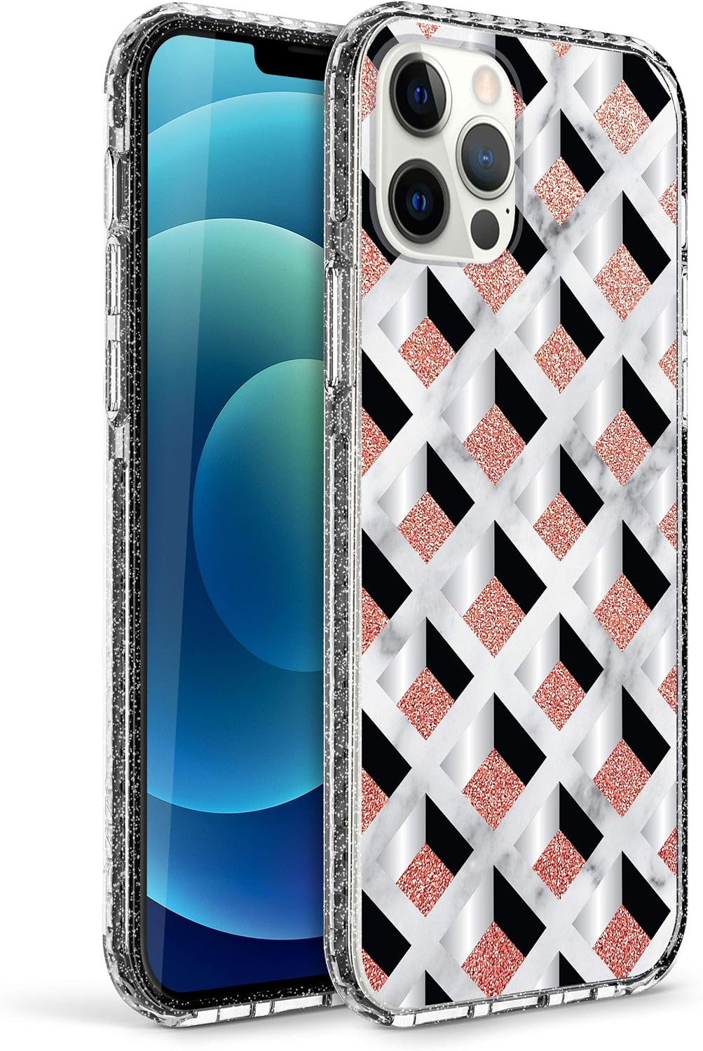 ZIZO Divine Series for iPhone 12 / iPhone 12 Pro Case - Thin Protective Cover - Geo