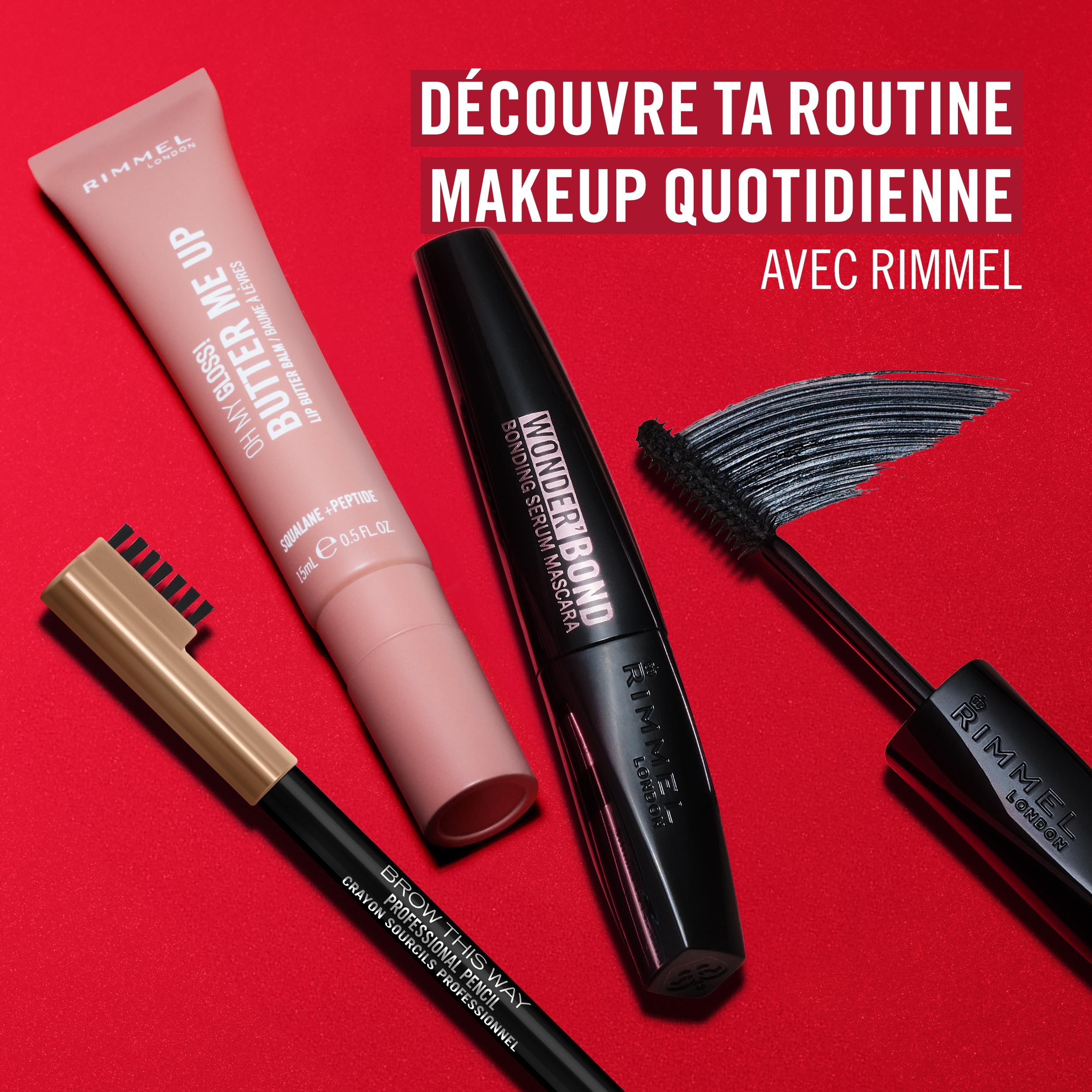 Rimmel London Oh My Gloss Butter Me Up Baume à lèvres - 002 - Latte Delight, 15 ml