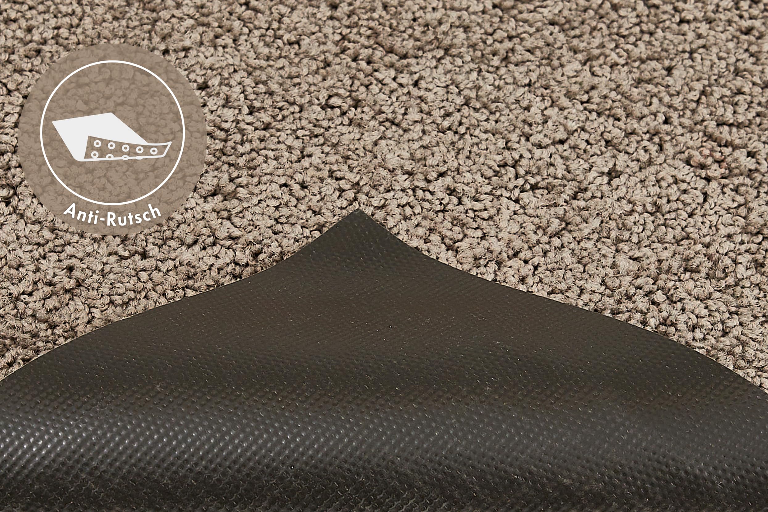 Andiamo Zerbino Elektra - Tappetino Antisporco per l'Ingresso di Casa - Ideale per Interni o Aree Esterne Coperte - 90 x 150 cm Taupe