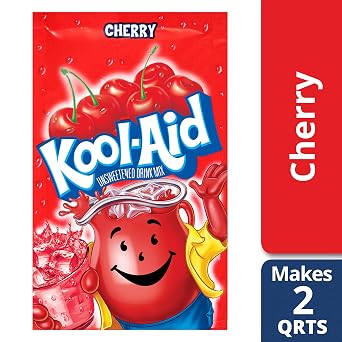 مزيج مشروب مسحوق الكرز من Kool Aid (عبوات 0.13 أونصة ، عبوة من 192)