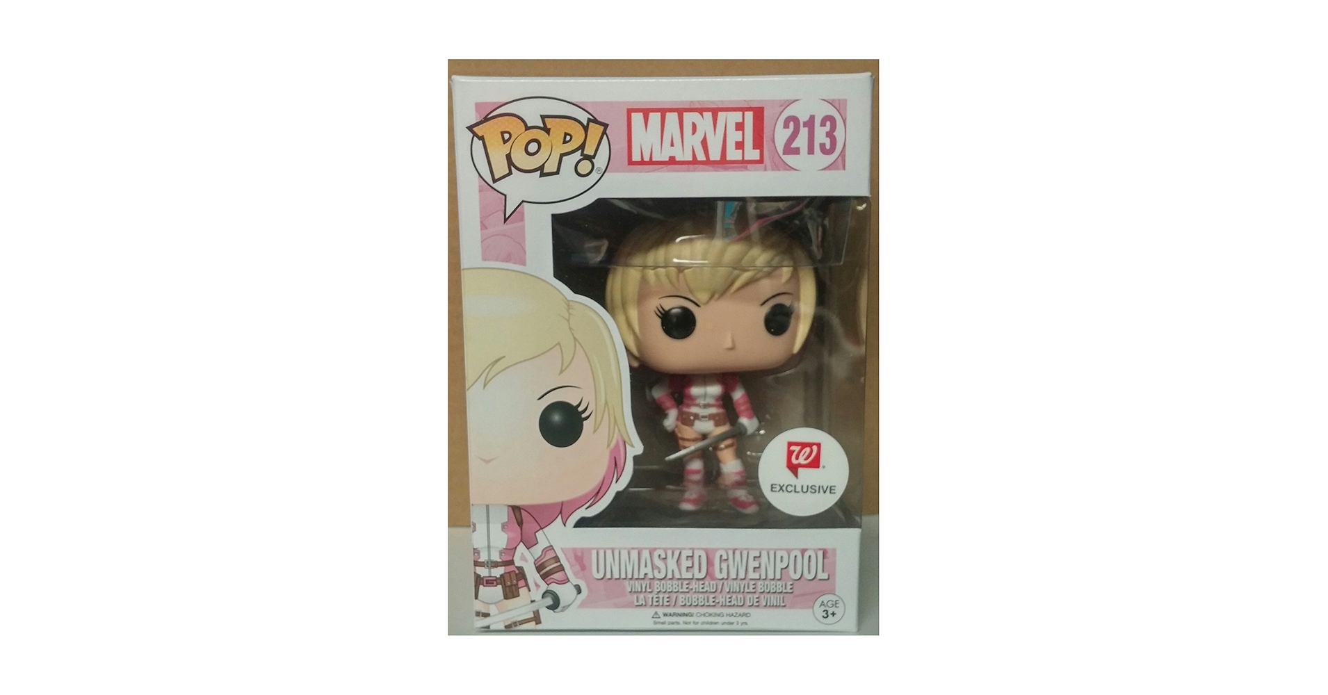 Amazon.com: Funko POP! Marvel Unmasked GwenPool Exclusive