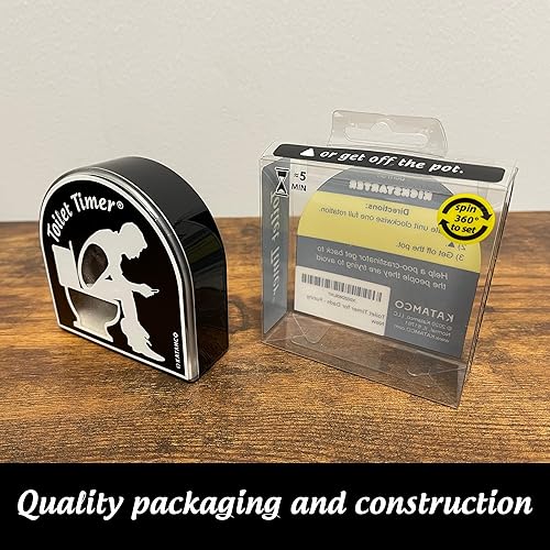 Miniatura 8 de Katamco The Original Toilet Timer (Classic), As Seen on Shark Tank. Funny Stocking Stuffer for Men, Husband, Dad, Son, Boyfriend.