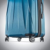 Vista 2 de Samsonite Centric 2 Set de maletas rígidas expandibles con ruedas giratorias dobles, Azul Caribe, Juego de 2 piezas (equipaje de mano/grande)