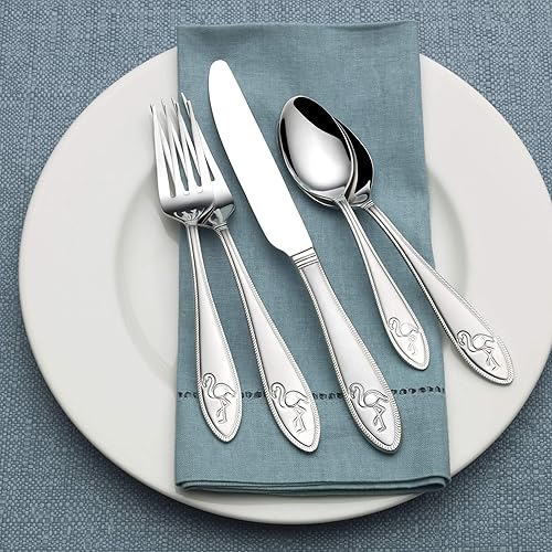 Miniatura 6 de Towle Living 5225316 Flamingo - Set de 20 piezas de acero inoxidable