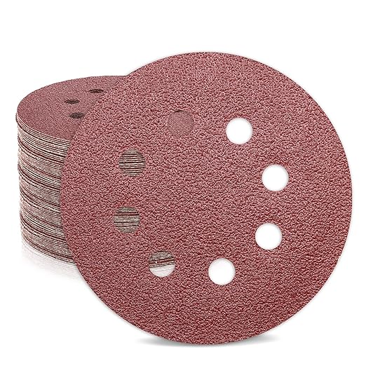 ZEHIQ 5-Inch 40 Grit Sanding Discs (30-Pack)