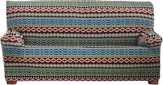 Eysa Kilim Housse de Canapé élastique Bleu 3 Places Bleu