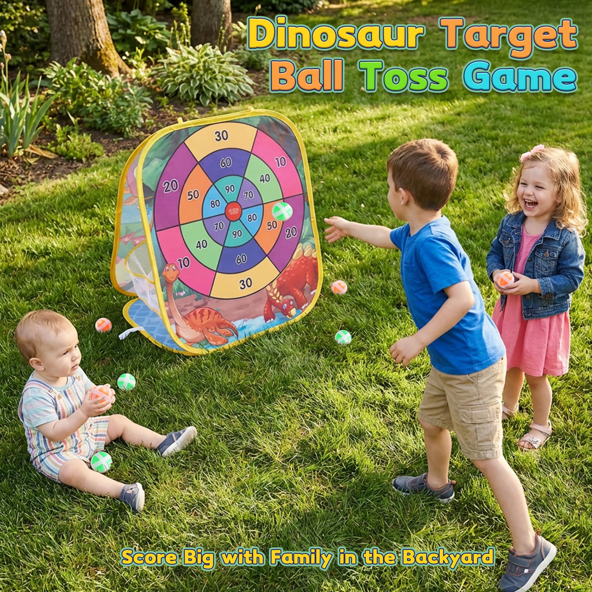 Bean Bag Toss Game for Kids - Outdoor Cornhole -6