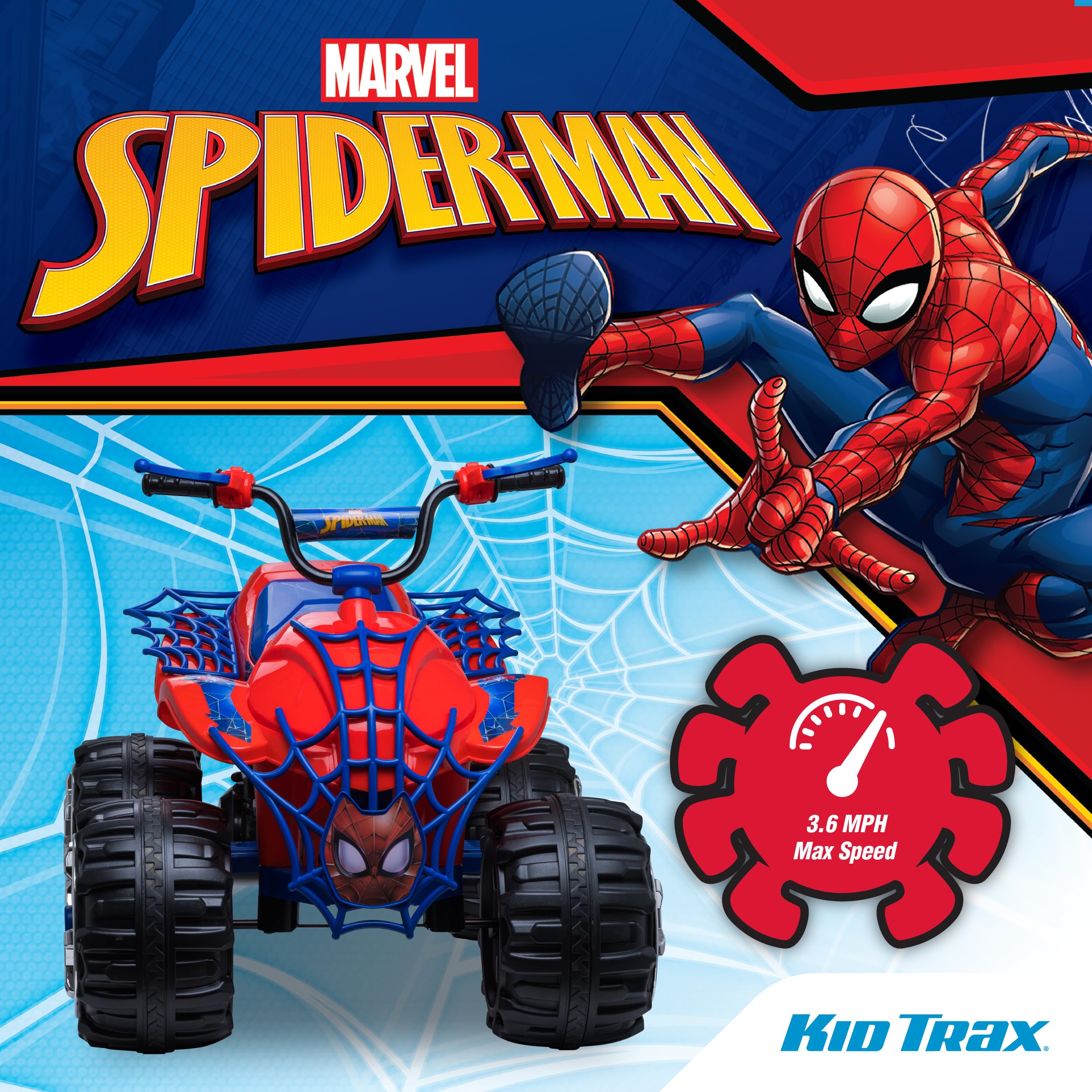 Amazon.com: Kid Trax Marvel Spiderman Toddler ATV Ride On Toy, 12 