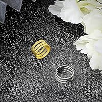 Vista 6 de Hicarer 2 piezas de herramientas de apertura de anillo de salto, herramienta de círculo para abridor de anillos divididos de acero inoxidable