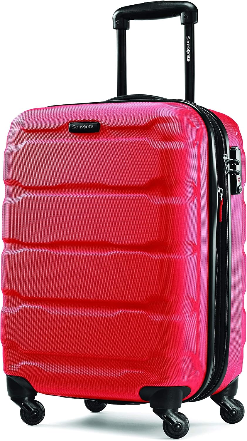 Omni PC Hardside Expandable Carry-On 20-Inch, Spinner Wheels, micro-diamond texture polycarbonate shell, multiple colors available