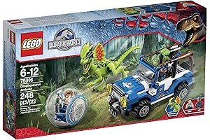 LEGO Jurassic World Dilophosaurus Ambush Gyrosphere Building Set
