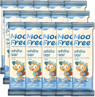 15 x Moo Free Natural White Chocolate Dairy Free & Vegan Mini Bar 0.71 oz