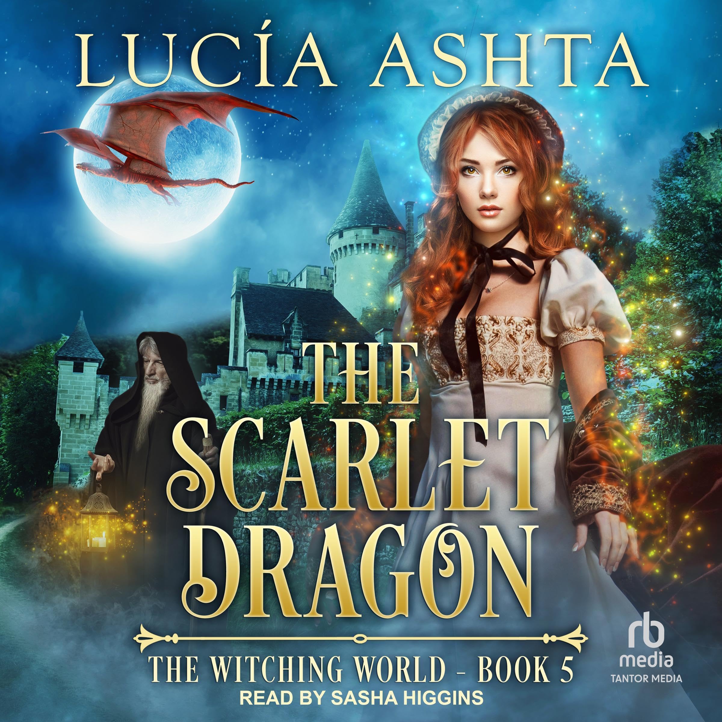 Cover art for The Scarlet Dragon: The Witching World, Book 5