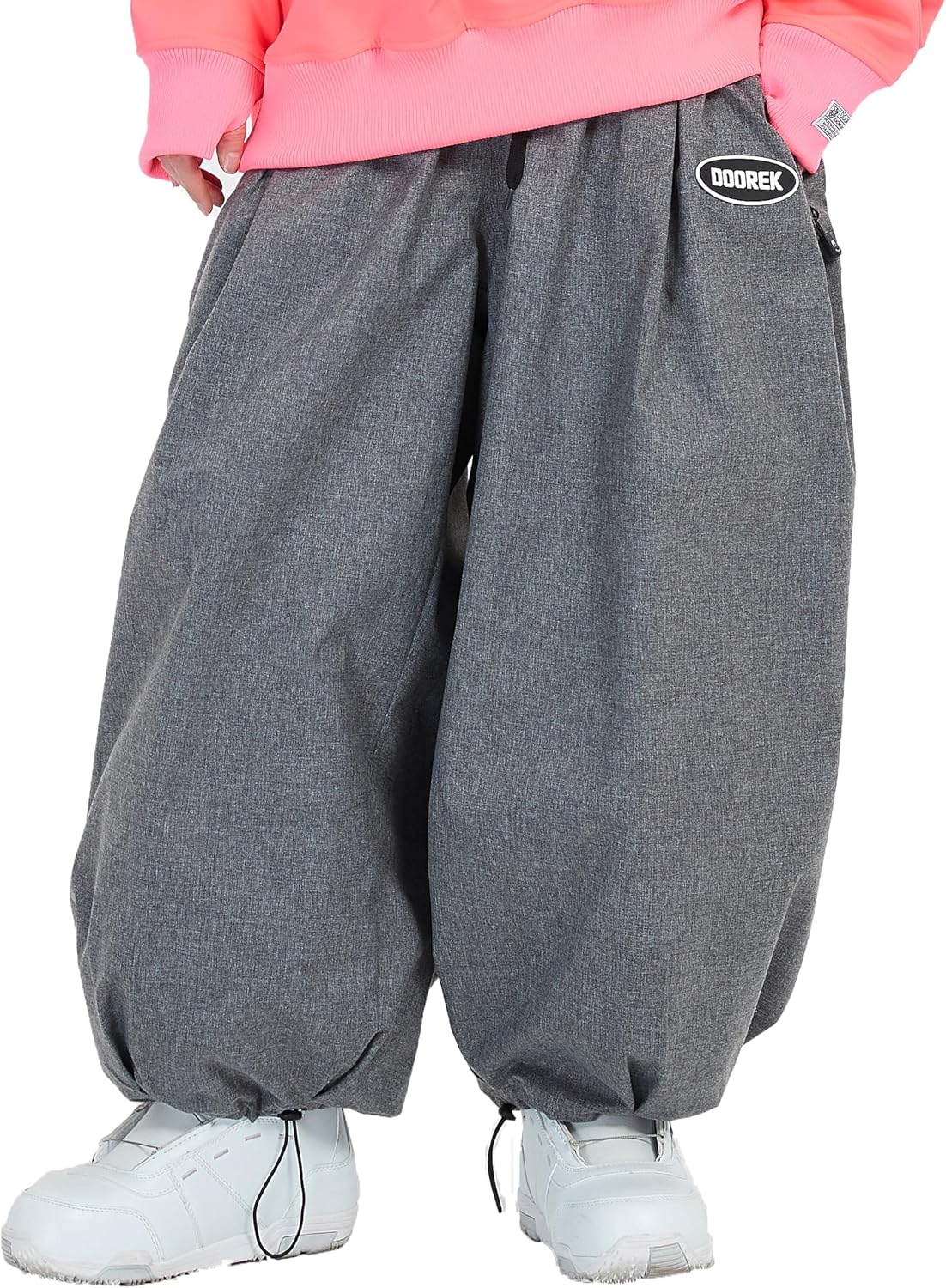 Womens Mens Baggy Snowboard Pants Winter Skiing Snowboards Pants Adult Waterproof Windproof Insulated Warm