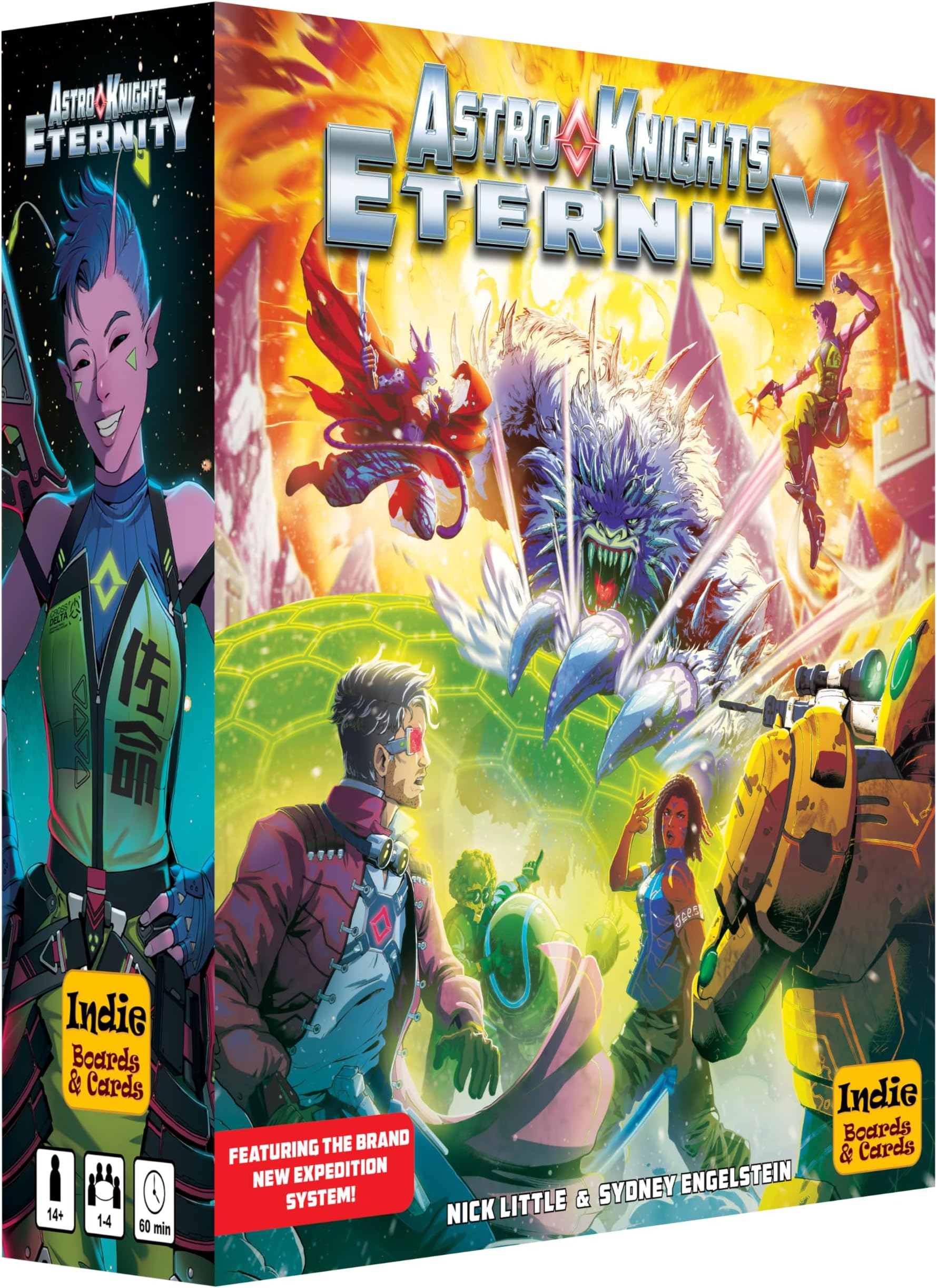 Astro Knights Eternity - Sci-Fi Cooperative Deck-Building Game by Indie Boards & Cards