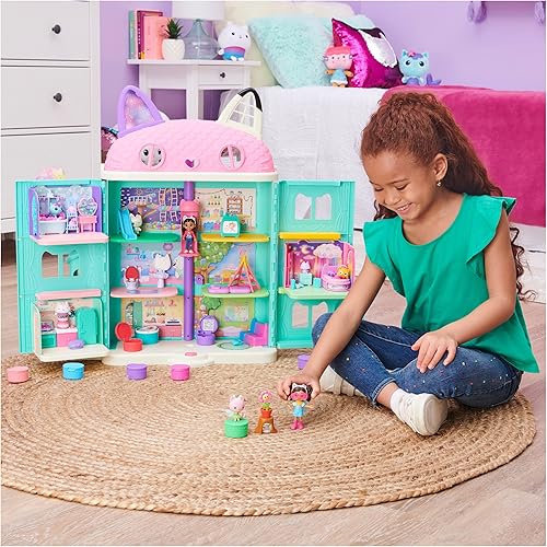 Miniatura 3 de Gabby's Dollhouse, Flower-rific - Juego de jardín con 2 figuras de juguete, 2 accesorios, entrega y muebles para niños, juguetes para niños a partir