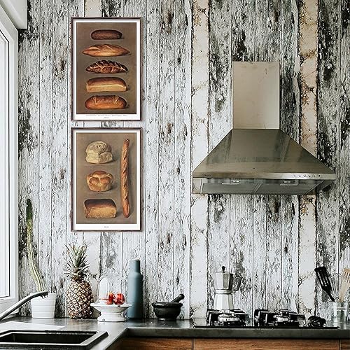 Miniatura 2 de Carteles de pan de pastelería, imágenes impresas en lienzo, adorno nórdico para el hogar, Retro, cafetería, cocina, decoración de habitación, Mural,