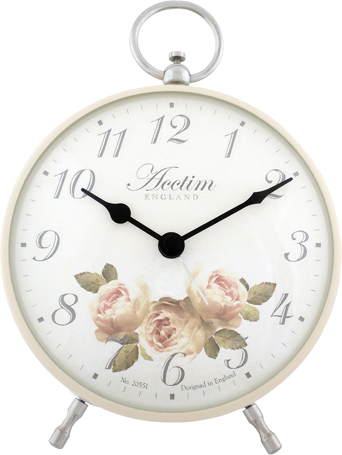 Acctim 14902 Harriet Rose Alarm Clock, Cream Amazon.co.uk Home & Kitchen