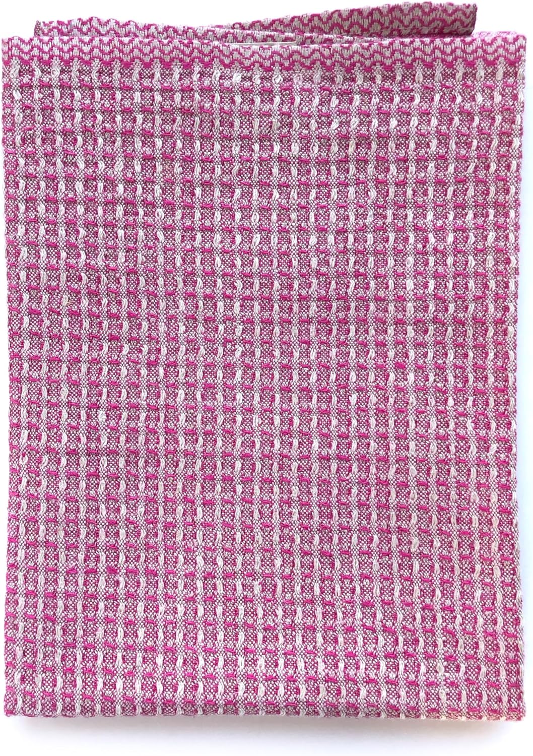 100% Linen Hand/Tea Towels | Made in Sweden | 50x70cm (19.5x28.5) Stunning Array of Colors - Bubbel with Honeycomb Pattern (Blue)