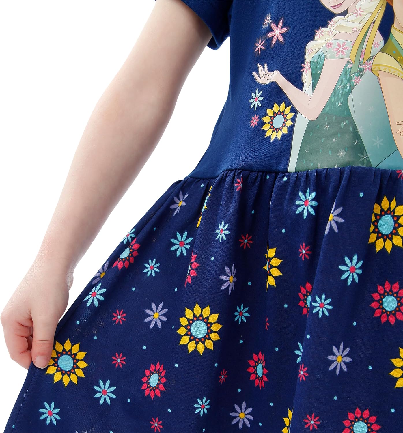 Disney Frozen Dress Girls | Anna and Elsa Dress for Girls | Frozen Long Sleeve Dresses for Girls - Image 7