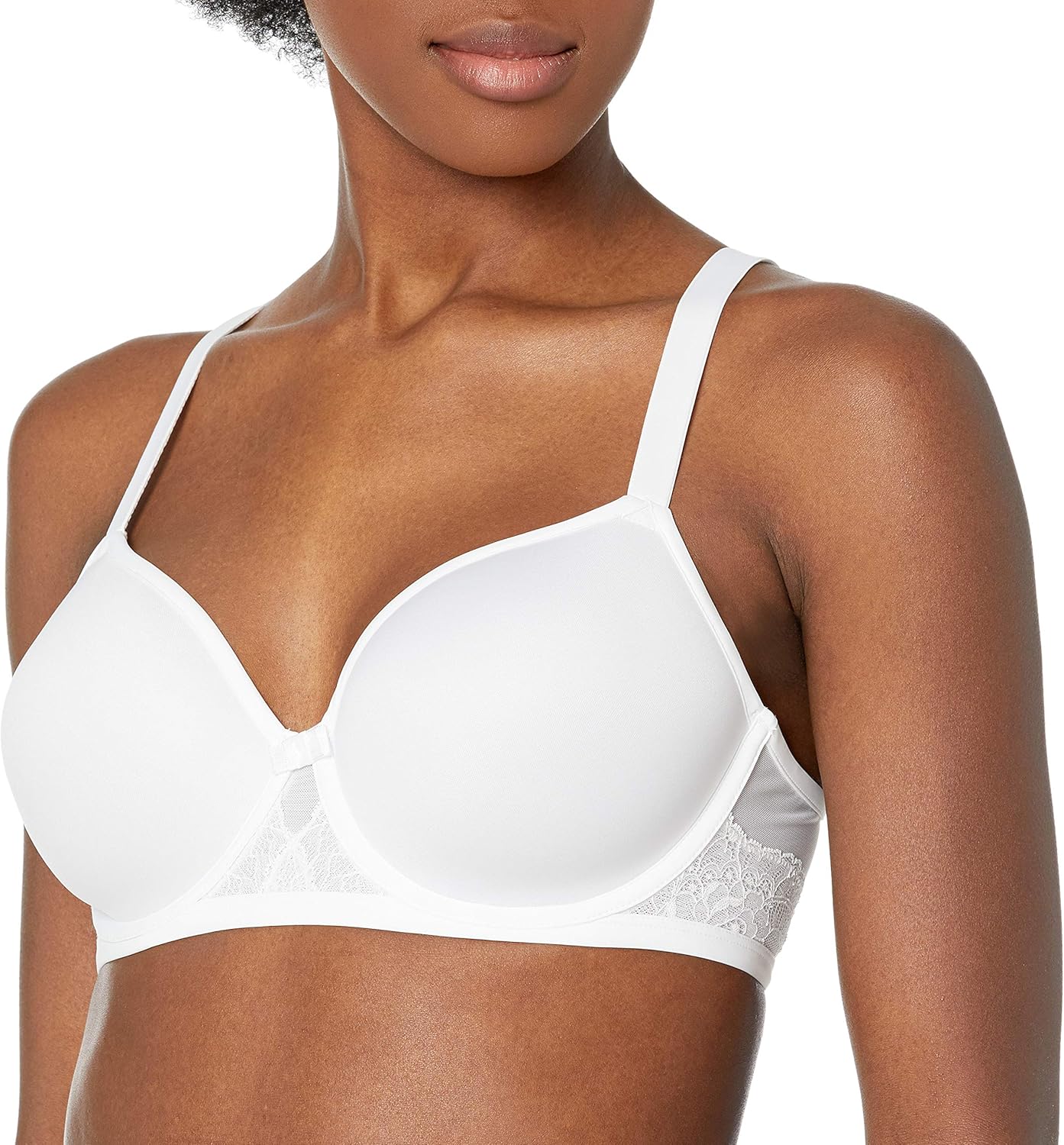 Bali Womens One Smooth U Ultra Light Spacer Open Neckline Bra