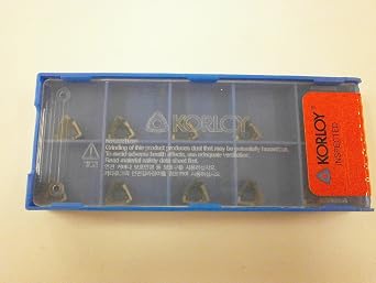 10pc Korloy XNKT 060405PNSR-MM PC5300 Indexable Carbide Inserts Universal Grade - RM3 Cutter True 90 Perpendicularity