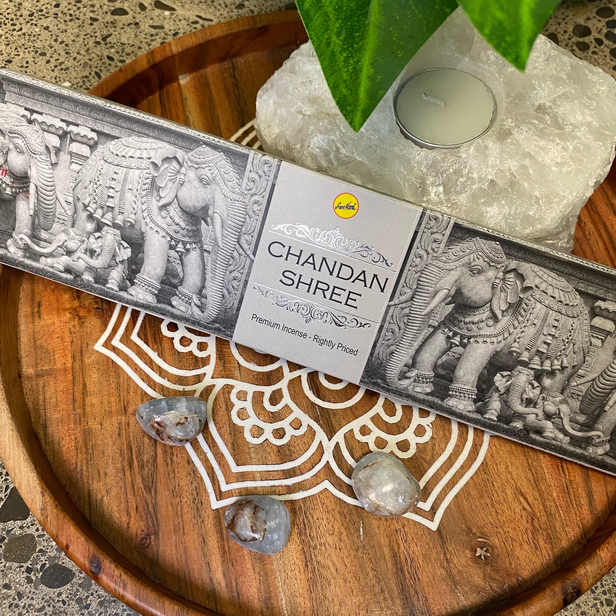 Chandan Shree Sandalwood Incense Sticks – Pack of 2 – For Divine Puja & Meditation