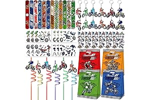 72 PCS Dirt Bike Party Favors