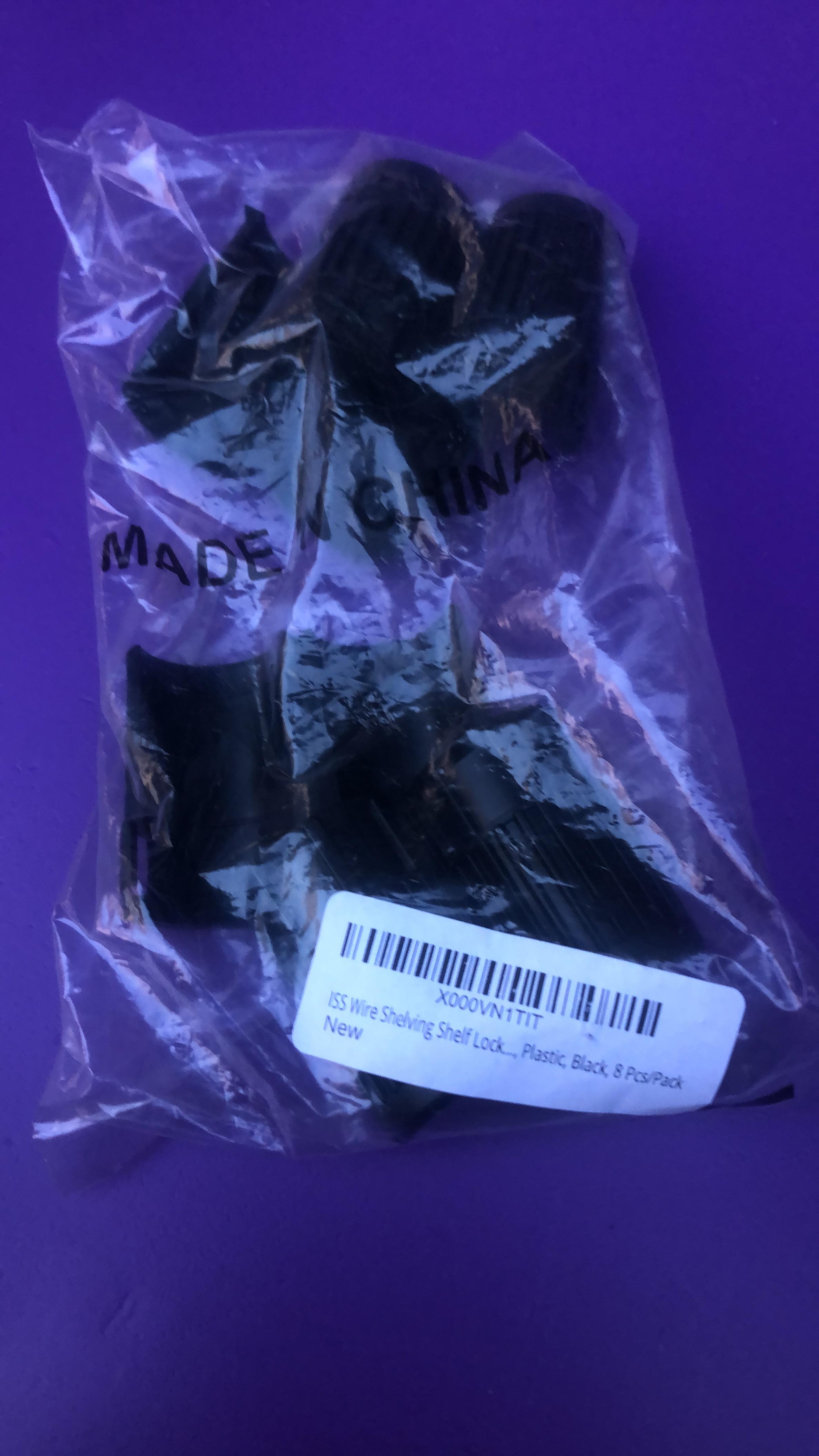 ISS Wire Shelving Shelf Lock Clips / Shelving Sleeves For