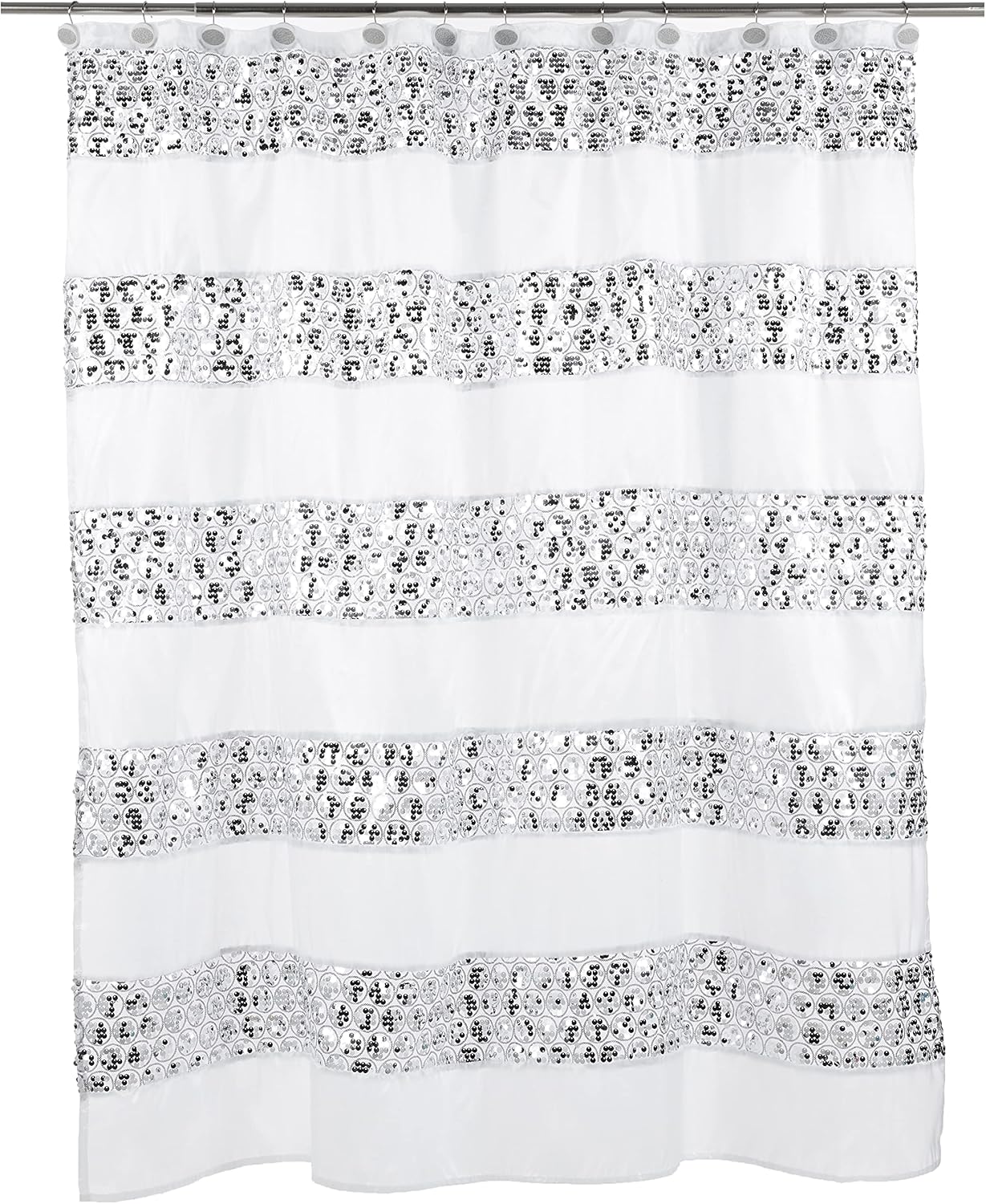 Popular Bath 13pc Sinatra Bathroom Shower Curtain