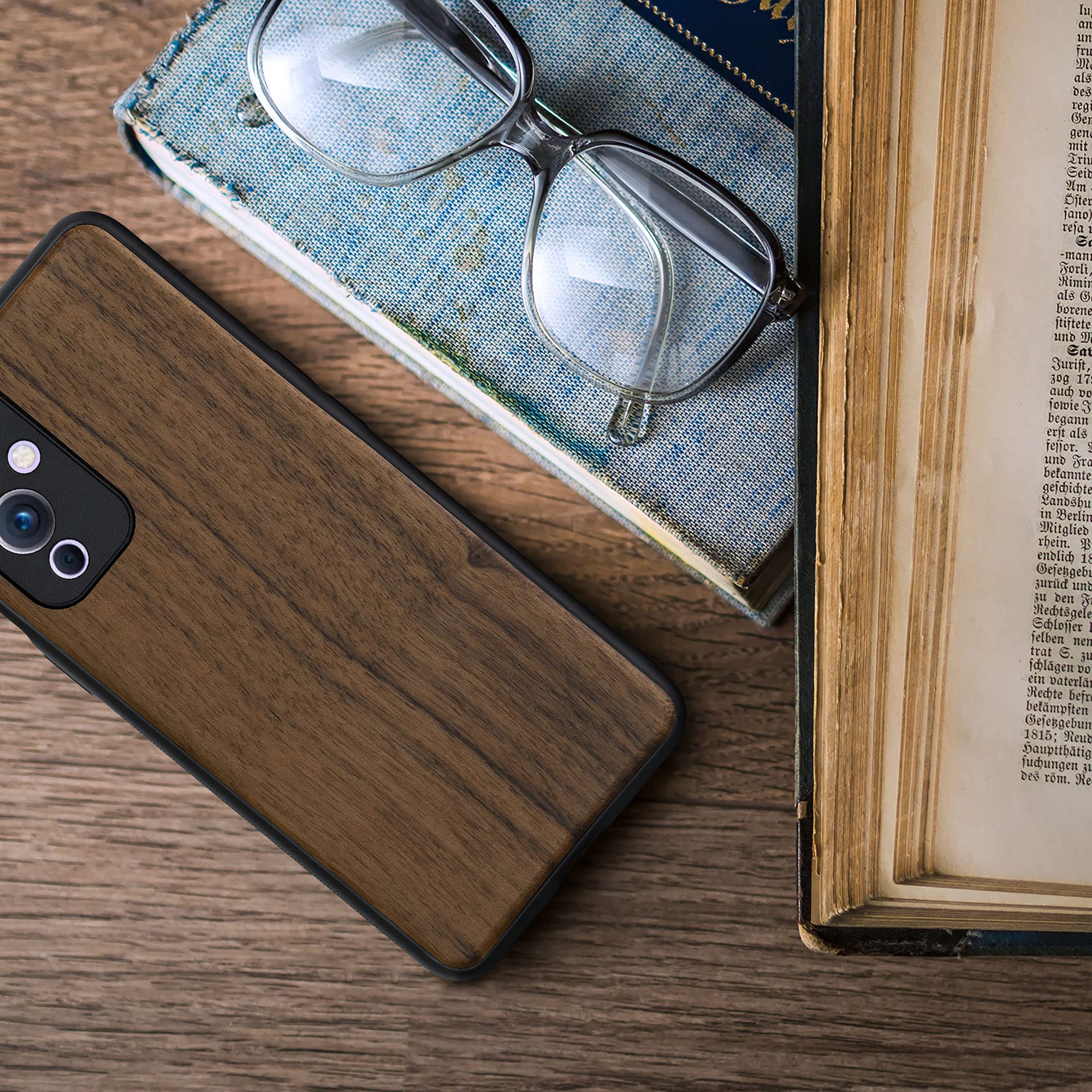 kwmobile Cover per OnePlus 6 Custodia - Back Case per Smartphone in Silicone TPU - Protezione Gommata - ardesia scuro