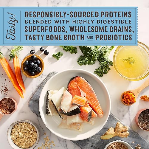 Miniatura 3 de Stella & Chewy's SuperBlends Receta de pescado blanco y salmón capturados en la naturaleza con superalimentos, bolsa de 3.5 libras