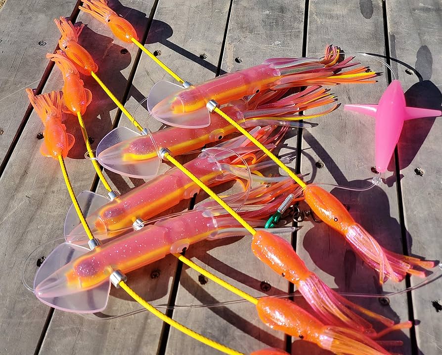 Leurre De Pêche Traîne Squidnation Flippy Floppy - Calmar Souple Thon Marlin