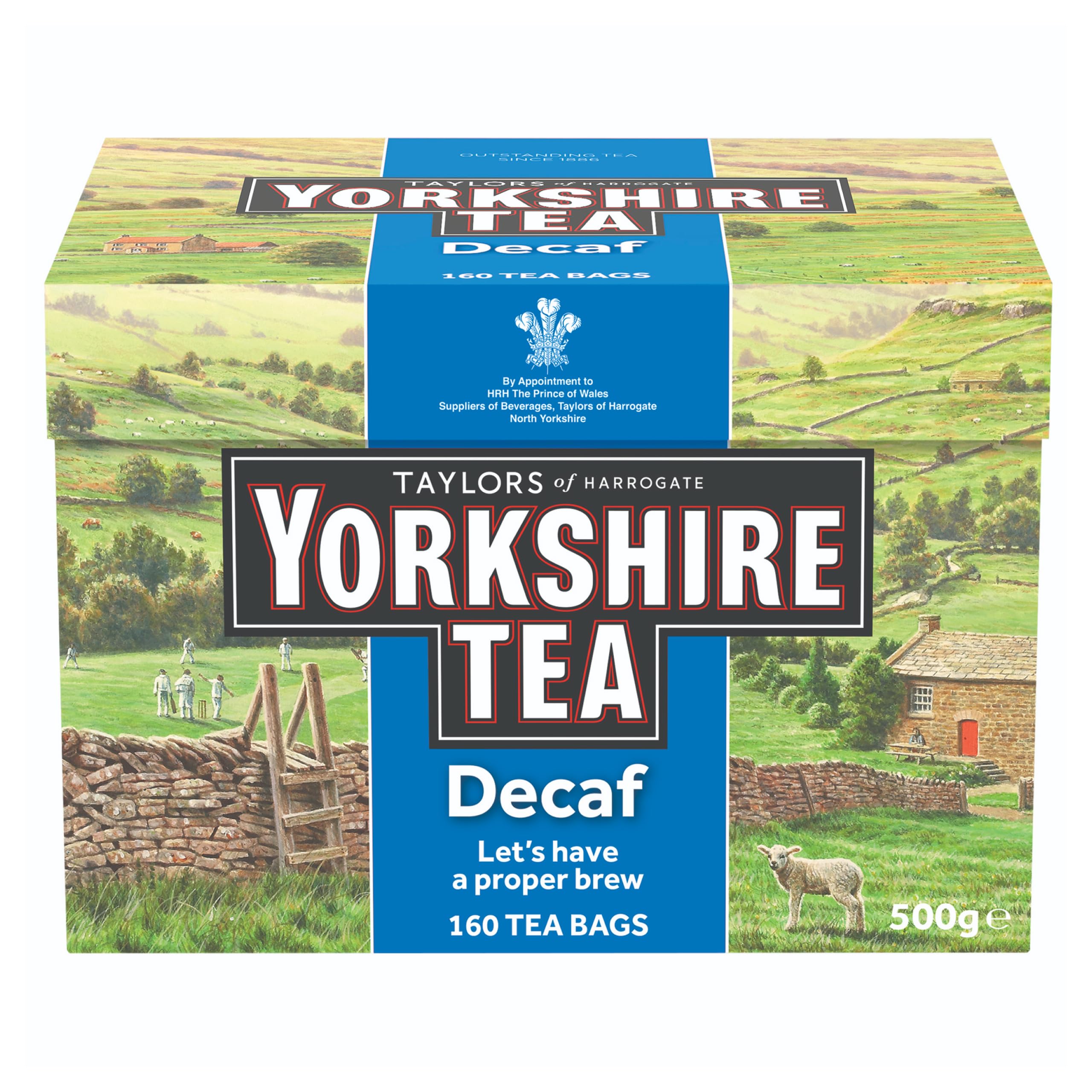 Yorkshire Tea Té Negro Descafeinado 160 Bolsitas