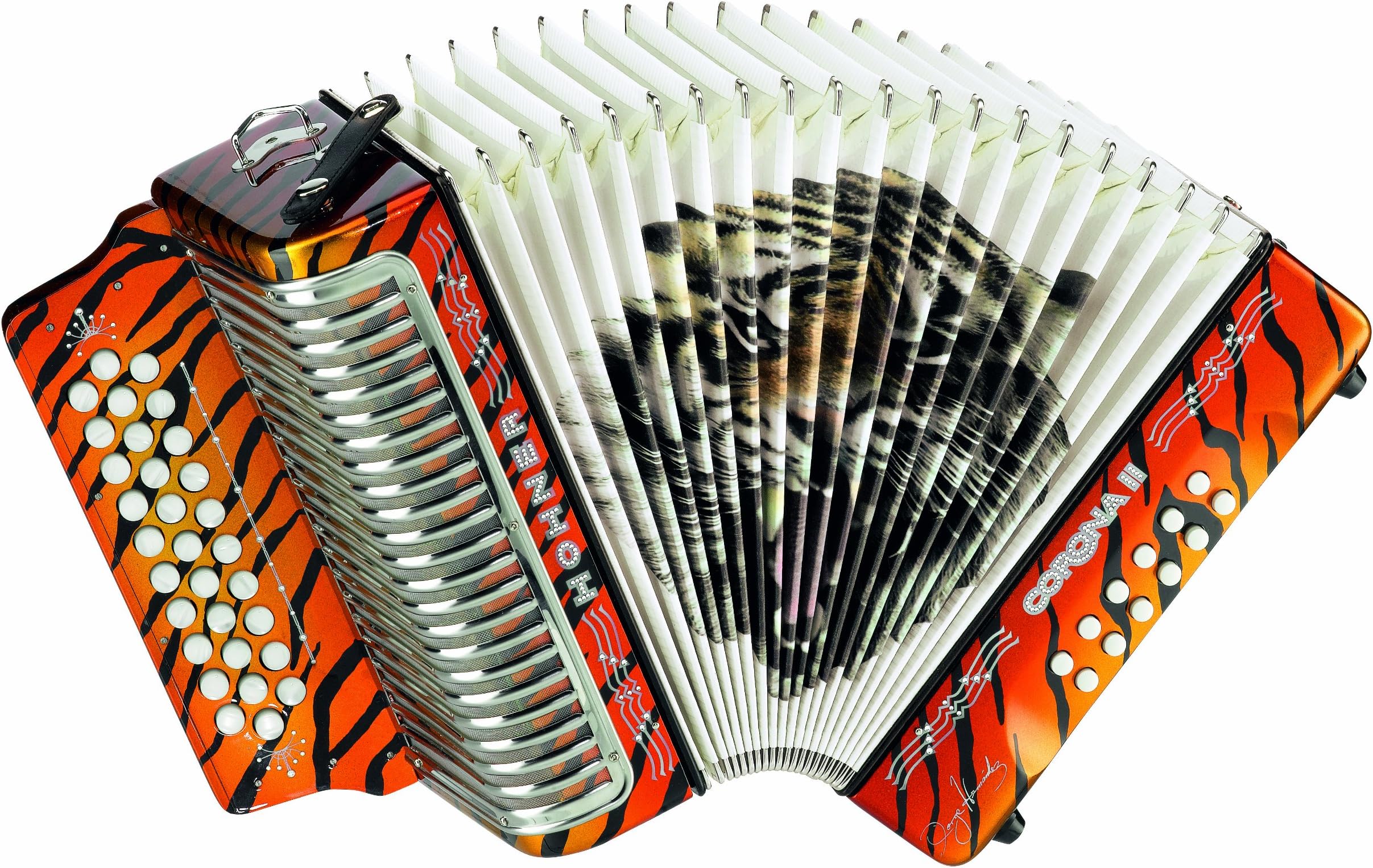 Hohner TIGRES 1 31-Key Jorge Hernandez Signature Tigre Accordion
