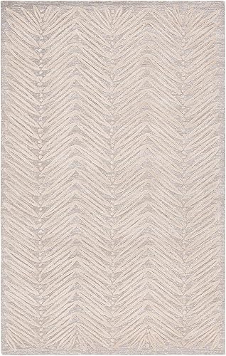 Miniatura 20 de Martha Stewart x SAFAVIEH - Colección de alfombras de área, alfombra de 2 pies 3 pulgadas x 10 pies, gamuza beige, lana y viscosa hecha a mano