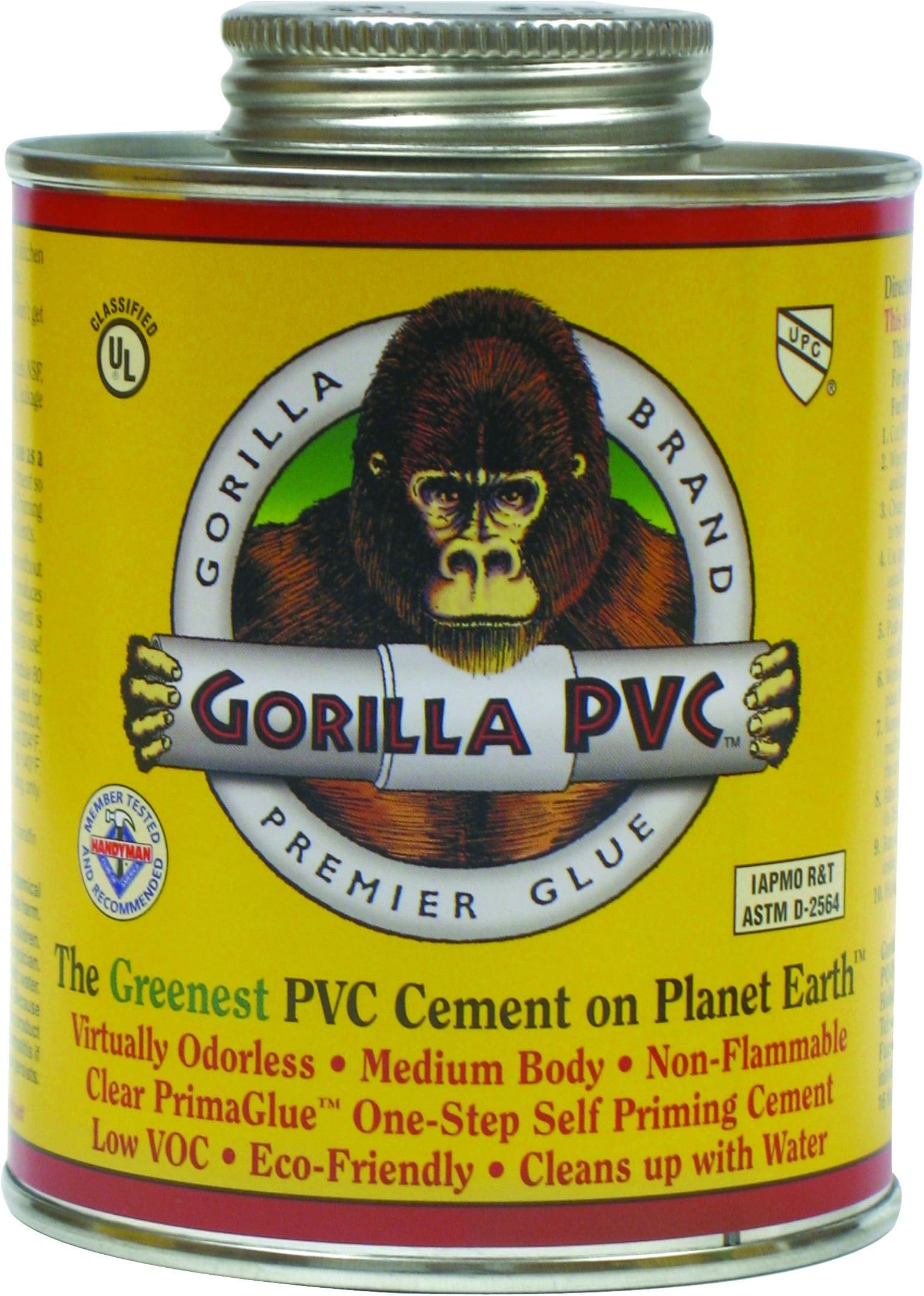 Gorilla Clear PVC PrimaGlue 32oz.