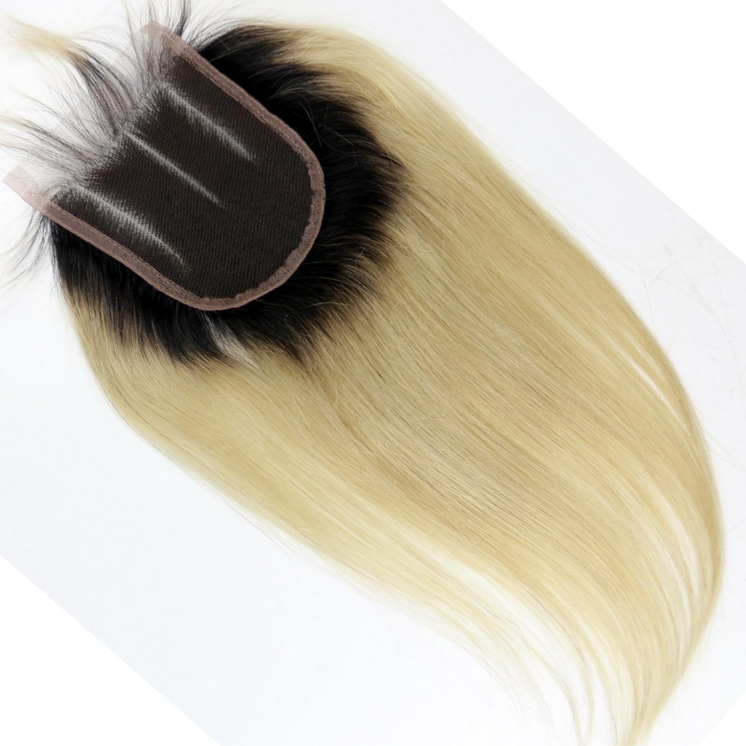 Dreambeauty Top Quality Virgin Brazilian Hair Ombre Lace Closure 4×4inch 1bt613 Blonde Color Closure for White Women