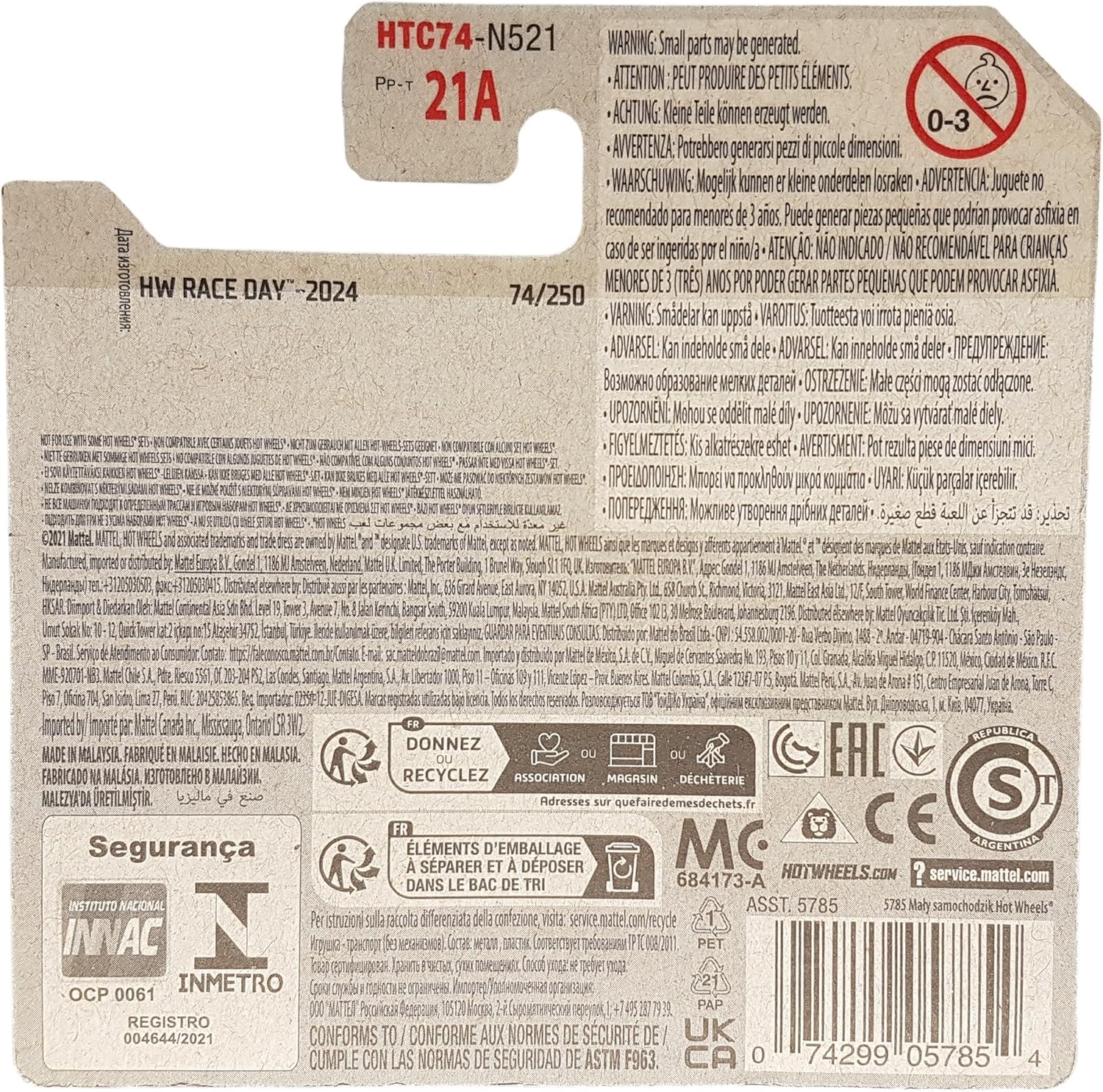 Hot Wheels - Group C Fantasy - HW Race Day 1/10 - HTC74 - Short Card - Track Stars - Netflix Let's Race - Mattel 2024 - 1:64