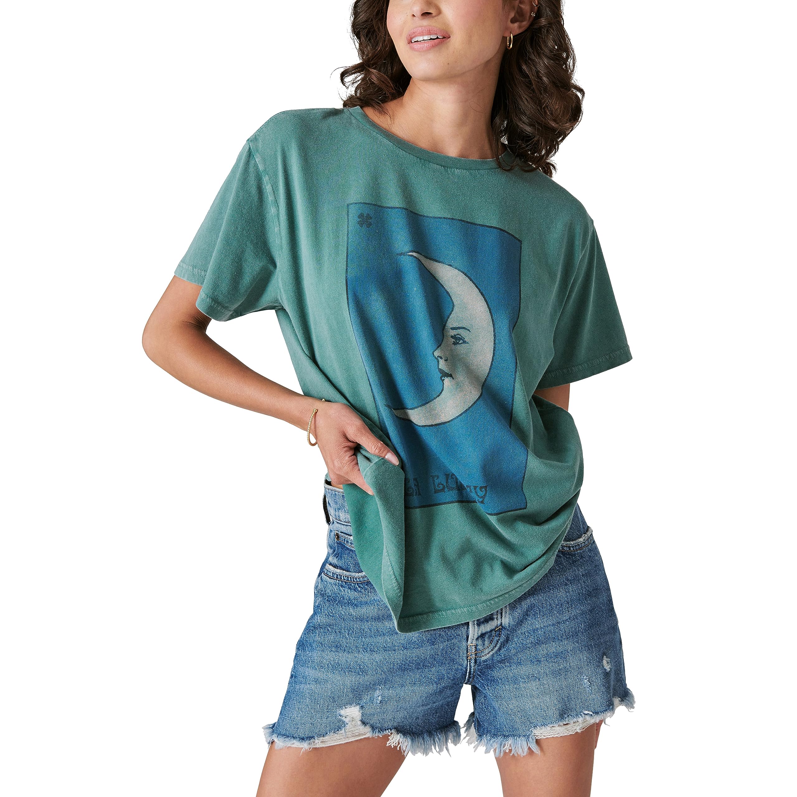 Lucky Brand Women's La Lucky Boyfriend Tee