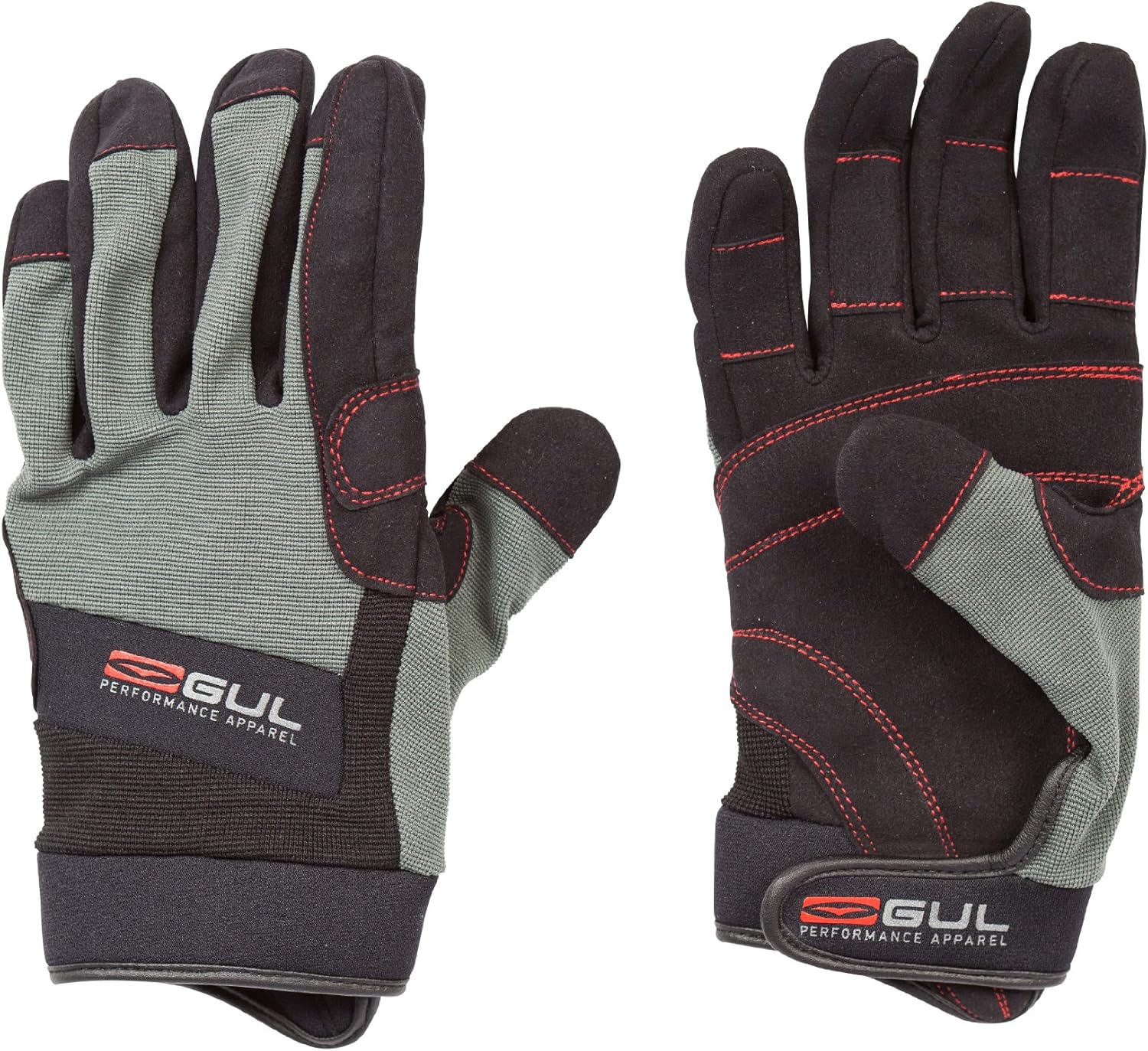 GUL Summer Full Finger Junior Sailing Glove 2018 - Black/Charcoal