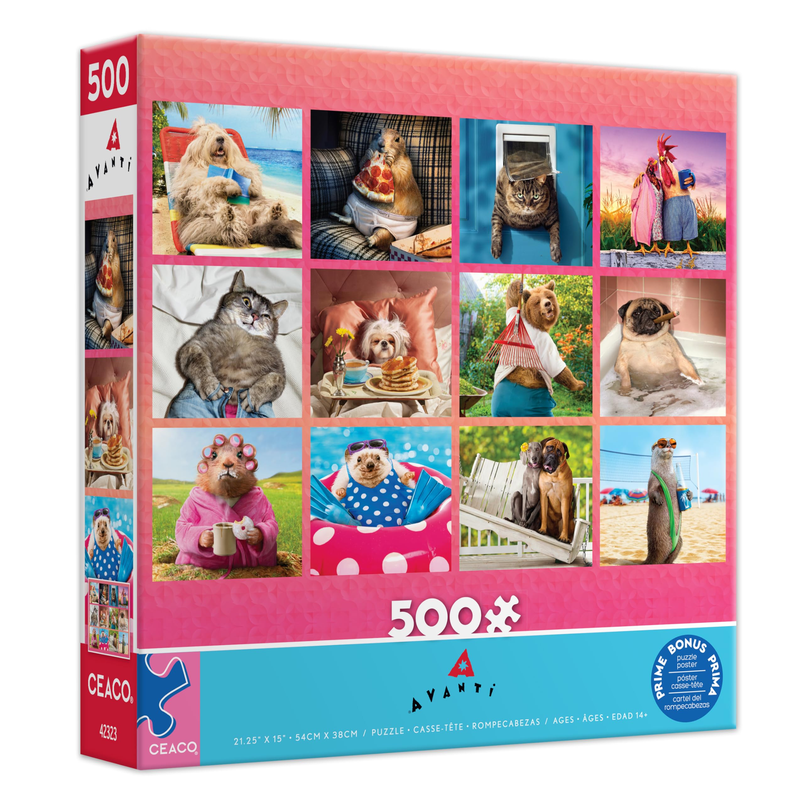 Ceaco - Hilarious Animals - 500 Piece Jigsaw Puzzle