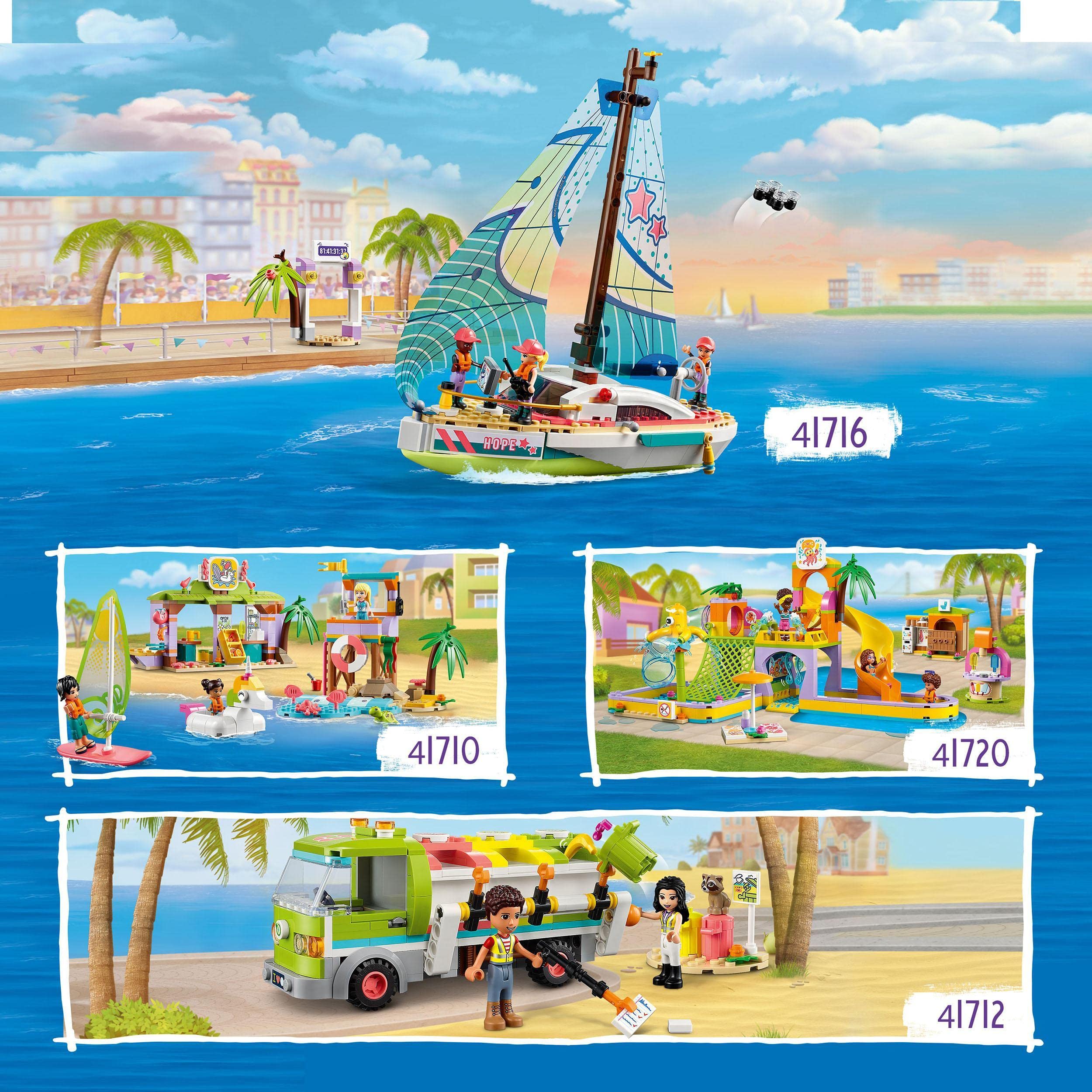 LEGO 41712 Friends Camión de Reciclaje, Juguete de Aprendizaje, Set con Mini Muñeca Emma, Regalo Educativo para Niñas y Niños de 6 Años en Adelante