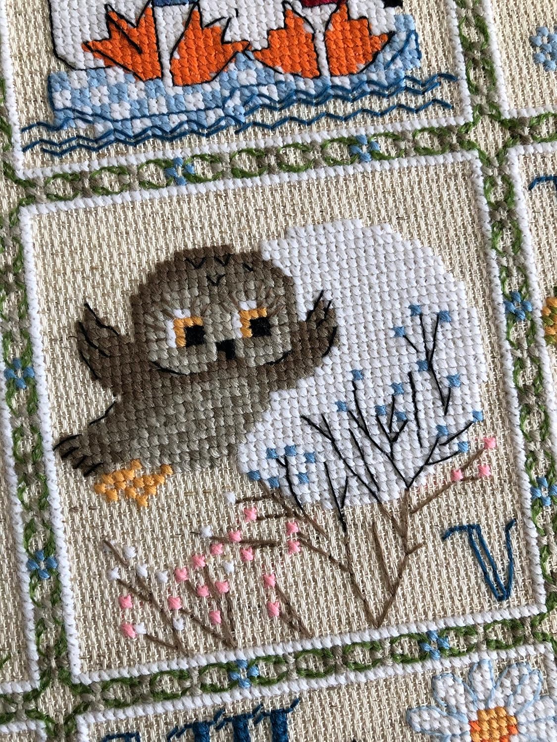 RIOLIS - Forest Calendar 1979, Cross Stitch Kits 11¾" x 15¾", Cross Stitch Kits for Beginners & Advanced, Crossstitching Kit Adult, Embroidery Counted Stitching Kit