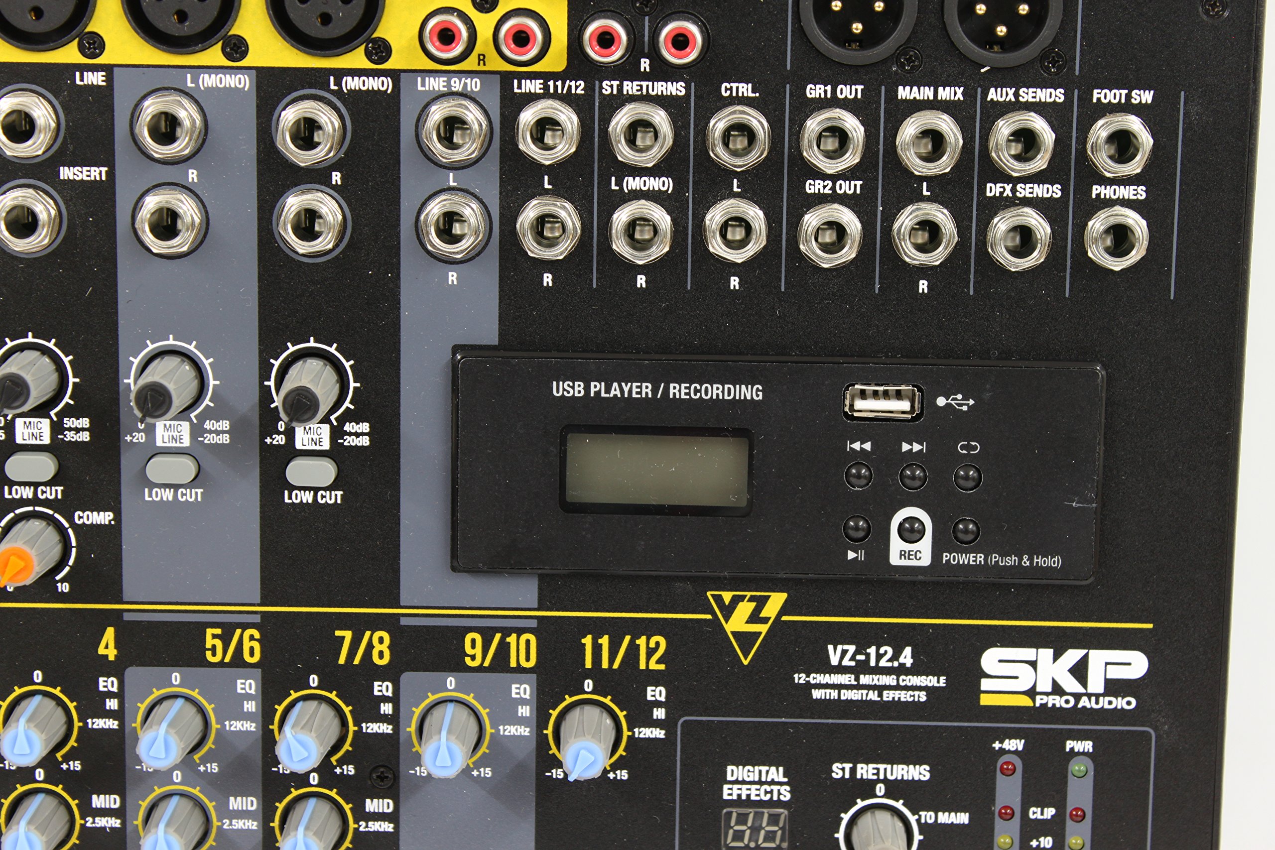 SKP PRO Audio VZ12.4 Mixing and Recording Console up to 12 channels