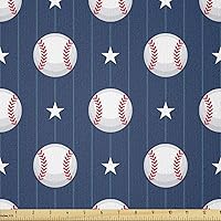 Vista 40 de Ambesonne The Yard, tela de jirafa estilo de dibujos animados que caminan entre árboles pequeños sobre fondo grunge, tema de sabana, tela de punto