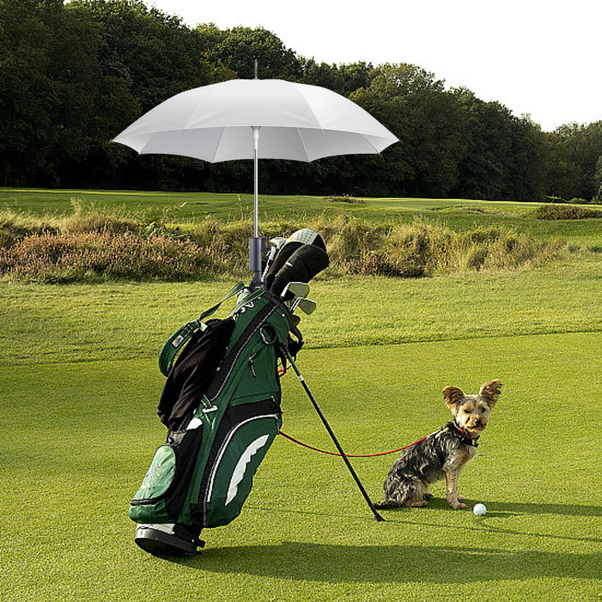 Paraguas de Golf Universales Ajustables 180° Negro